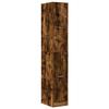 VidaXL Armoire d'apothicaire chêne fumé 30x41x174,5 cm bois ingénierie, coffre d'apothicaire, meuble d'apothicaire, coffre à 3309631