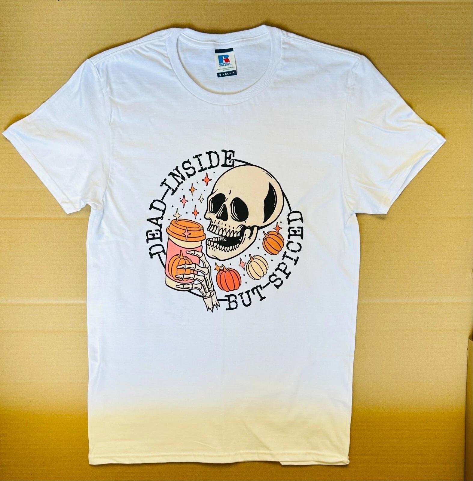 Dead inside but spiced graphic T-shirt S