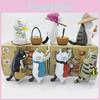 Cute Pvc Miss Cat Blind Box Figurine Collectible Anime Character Toy Display