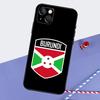 Burundi Flagge Handyhülle Für iPhone 16 Pro 15 Pro 11 12 13 14 Pro Max Mini XR 16e 15 16 Plus Hülle Schale