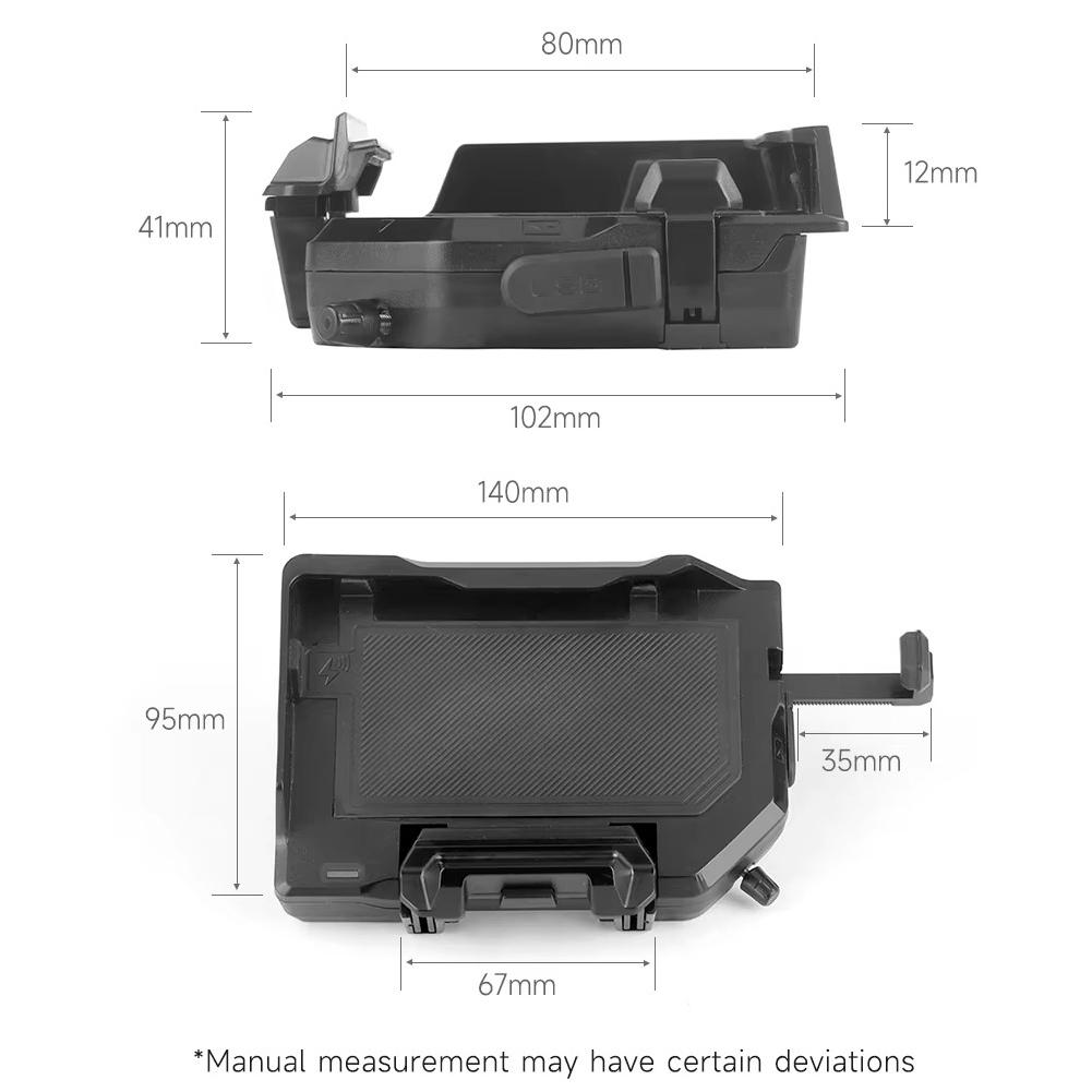 For BMW R1200GS ADV R1250GS Motorcycle 15W Wireless Mobile Phone Charging Handlebar Fixed Base GPS Navigation Phone Holder Tools