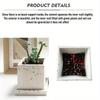 Zement-Blumentopfform, Silikon, DIY, Sukkulententopf, rund, quadratisch, Terrazzo-Blumentopfform, Kunstharz, Zement, Kunstbedarf, Tonformen