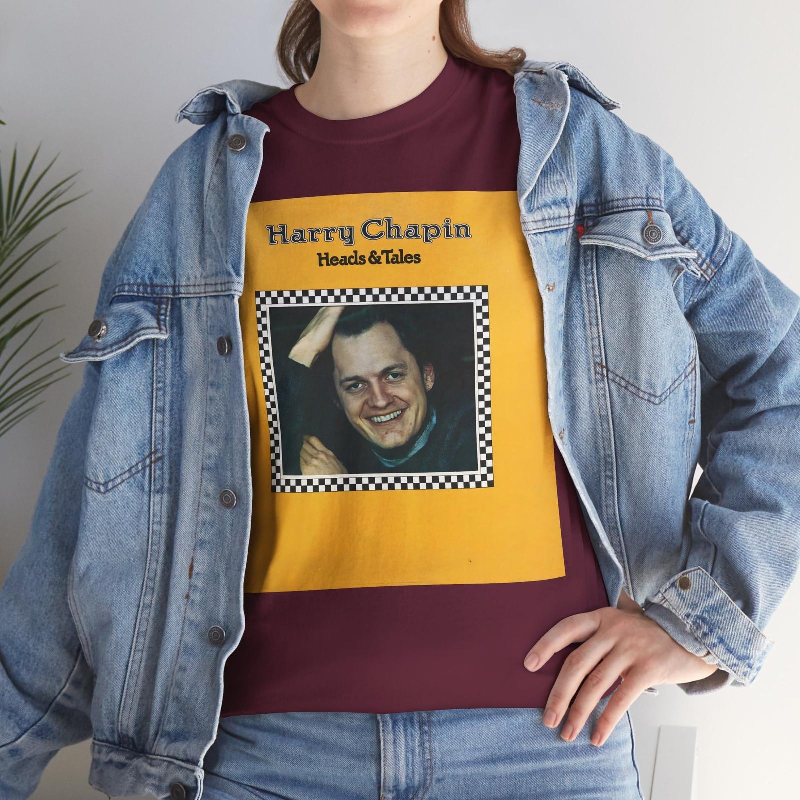 Harry Chapin Heads and Tales (1972) T-Shirt Mens Womens Tees Top 70s 2XL