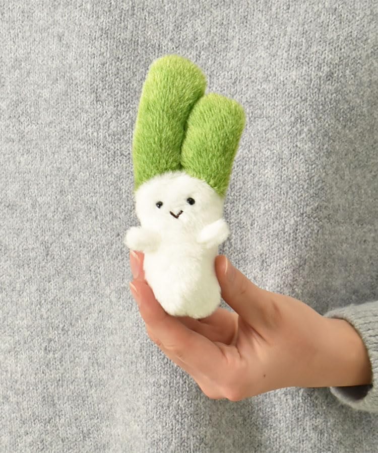 Naito Design Institute Pochamaru Winter Delicious Series Plush Toy S Long Green Onion
