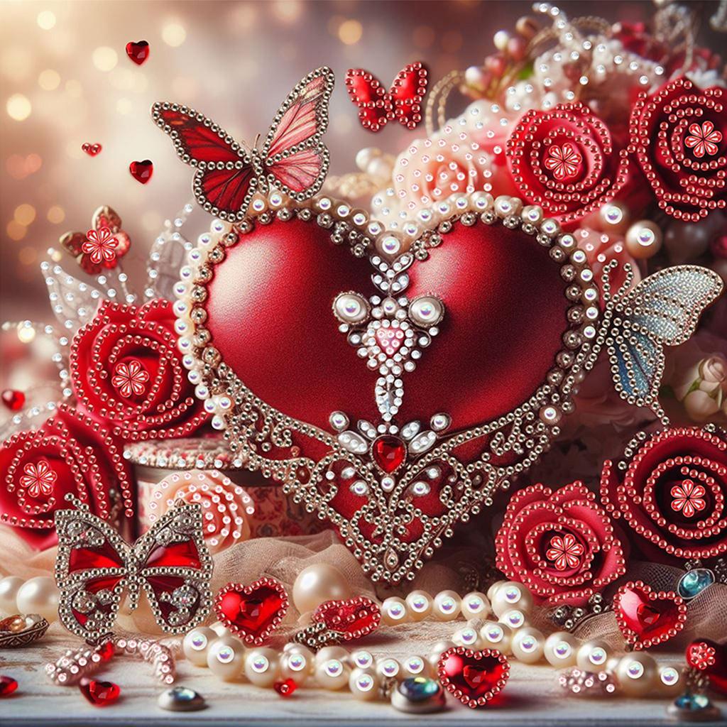 Easter Special Shaped 5D DIY Partial Drill Diamonds Paintings Gem Art for Adults DIY Gift Home Decor Crystal Diamond Art 30x30cm