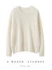 100% Pure Cashmere Women's Sweater - Fashionable, Versatile Autumn/Winter Pullover with Sequin Diamond Pattern