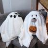White Halloween Plush Toy Cute Puppy Sofa Pillow Fun Bat Throw Pillow  Kids