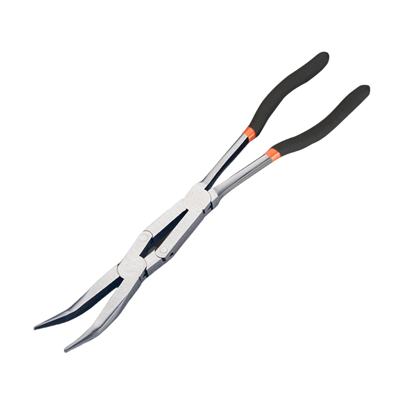 

Плоскогубцы с длинной ручкой, двухшарнирные, многофункциональные, из высокоуглеродистой стали, для использования дома, в гараже, на улице B