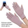 Lining Fleece Women's Winter Gloves Warm Driving Gloves Fashion Velvet  Mittens  Running