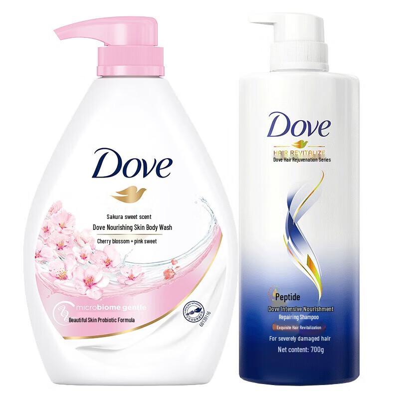 Dove Family Pack Shampoo & Shower Gel Set