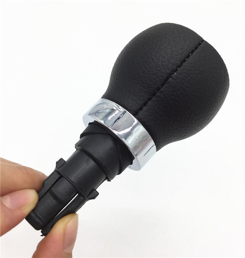 5/6 Speed Leather Manual Gear Shift Knob Lever Stick Shifter Pen For Volkswagen VW Passat B6 2005-2011 Car Styling Accessories