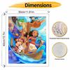 Disney Moana Mickey Mouse oil paint by numbers painting kit handmade diy home decor gifts creative wall art canvas for living room sets