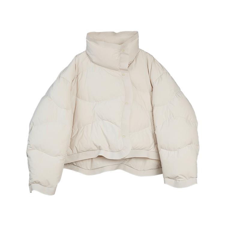 ELLE French Style Loose Basic High-End Casual Versatile Long Sleeve Stand Collar Warm Down Jacket Women outerwear L8WYS004