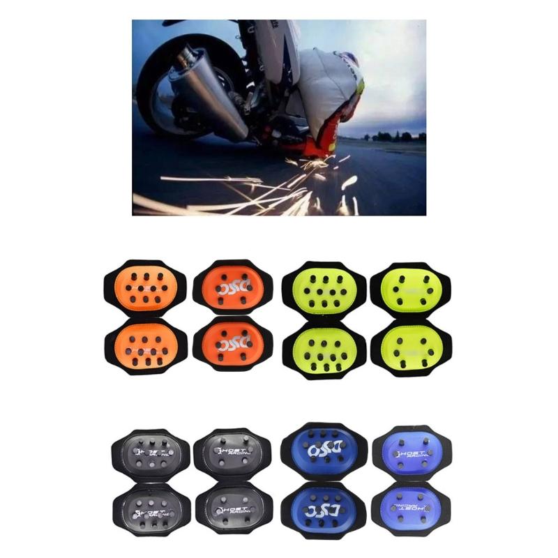 Motocyklové chrániče kolen Slider Brousící kolenní vak Chránič s 10/20 knoflíky