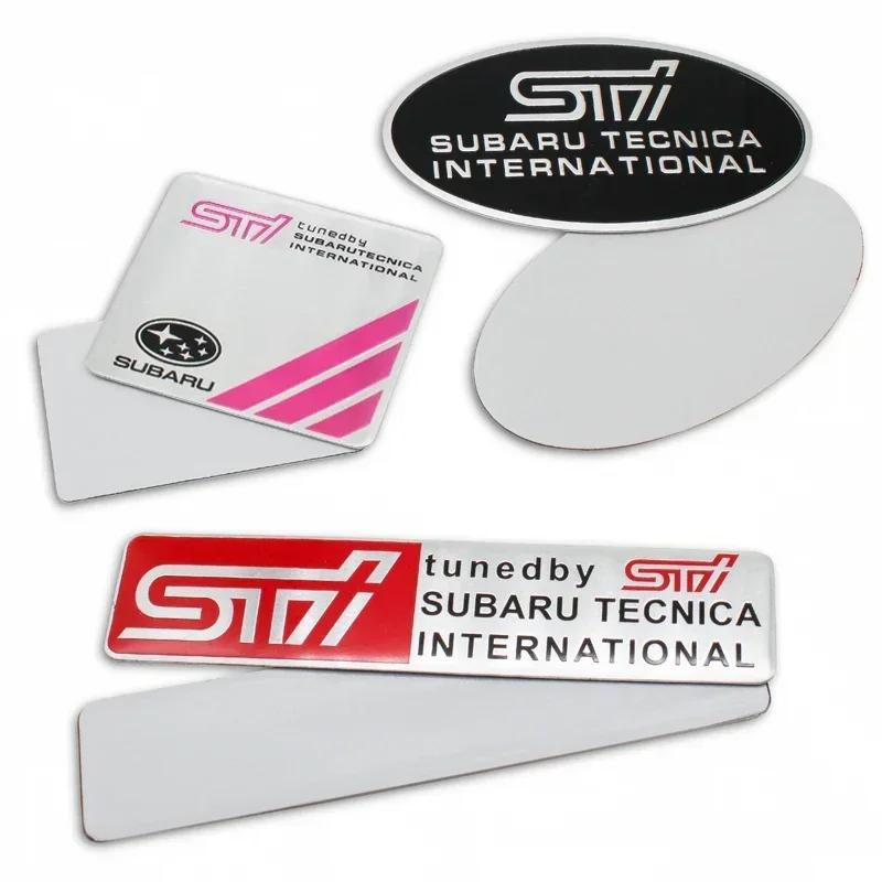 1pc Car Styling Side Fender Rear Trunk Sticker Decals for Subaru STI Outback Impreza Legacy WRX XV Forester Ascent Accessories X5