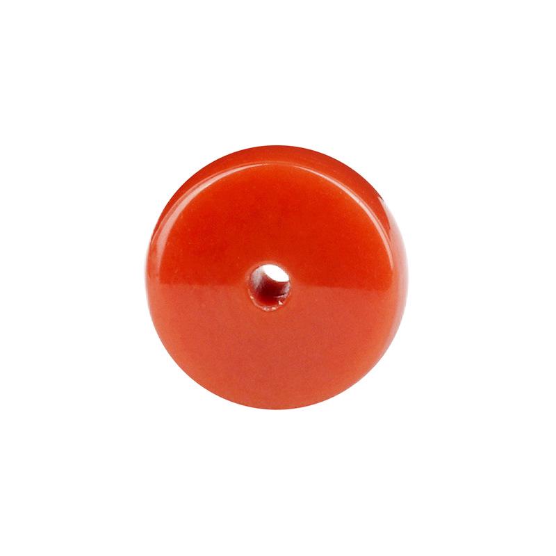 Natural NanHong Agate Bracelet with Gold Diamond Star and Moon Accents - DIY Cultural Bead Accessories