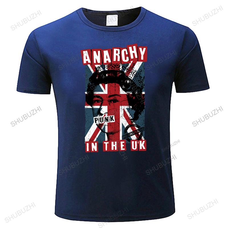 man summer short sleeve ANARCHY In The UK T Shirt Mens Punk Rock Union Jack Clash Unisex T Shirt All Size fashion tee-shirt