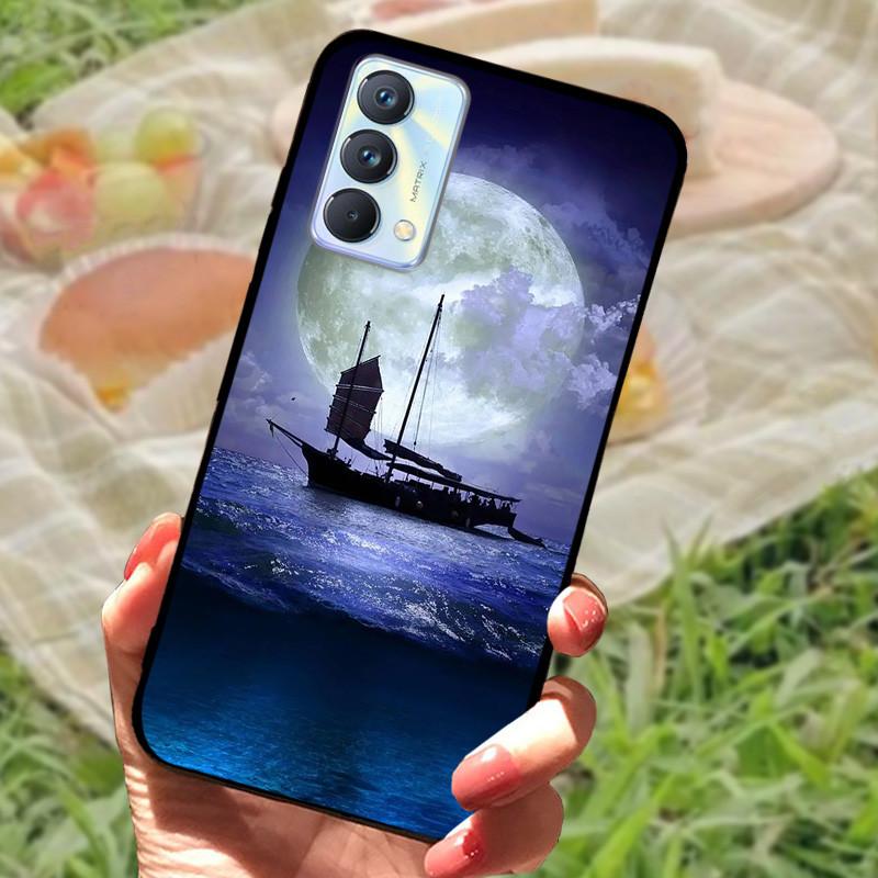 Für Realme GT Master Edition Hülle Marmor bemaltes Cover Weiches Silikon Stoßfeste Handyhülle Für Realme GT Master Hülle Bumper