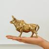 Aluminium Bull Decorative Figurine Showpiece with Gift Box | Elegant Modern Tabletop Art Showpiece