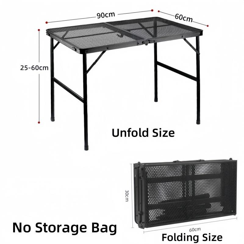 Portable Outdoor Folding Table Adjustable Height Camping Table Lightweight Aluminum Alloy Picnic Tables IGT Tactical Table