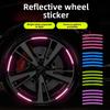 NEW Car Wheel Reflective Tire Anti-collision Strip Personality Creative Motorcycle Electric Car Sticker Decorative Supplies