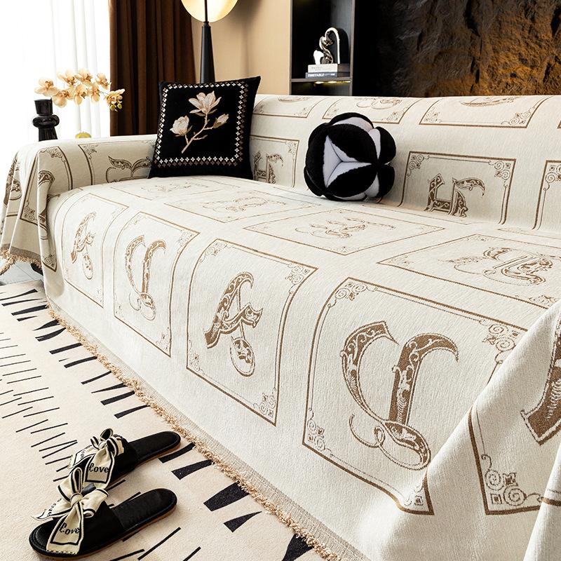 

Новый чехол для дивана 2025 года, универсальный для всех сезонов, универсальный нескользящий чехол для подушки сиденья с полным покрытием, цельный чехол-одеяло для подушки 180*130cm