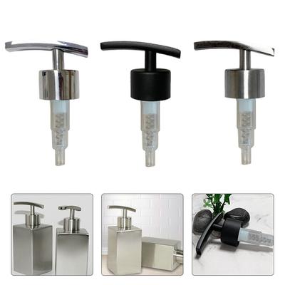 Cabeça de Bomba de Sabão Cabeça Dispensadora de Loção Dispensador de Sabão Líquido para Banheiro Cabeça de Pressão Acessórios de Substituição para Frasco de Loção para Vaso Sanitário e Shampoo