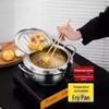 Tempura Frying Pot: Oil-Saving, Temperature-Controlled Mini Deep Fryer