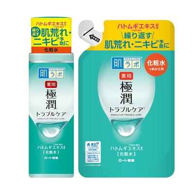 Hada Labo Medicinal Gokujun Trouble Care Main Unit 170mL Refill Quasi-Drug
