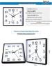 Seven King Stars Silent Quartz Wall Clock - Modern Square Design for Bedroom
