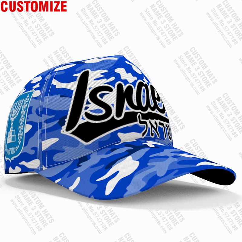 Israel Baseball Cap 3D Free Custom Made Name Team Logo Il Hat Isr Country Travel Arabic Nation Judaism Hebrew Arab Flag Headgear