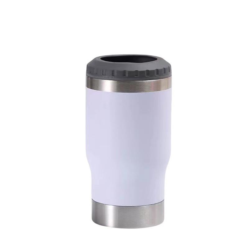 14oz Vacuum Insulated Car Cup with Bottle Opener - Double-Layer Ice Cooler Beer Mug