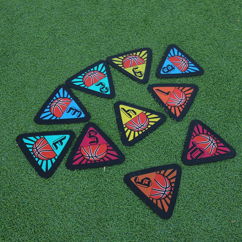 Number Logo Sensory Integration Training Disc Mat for Basketball & Football