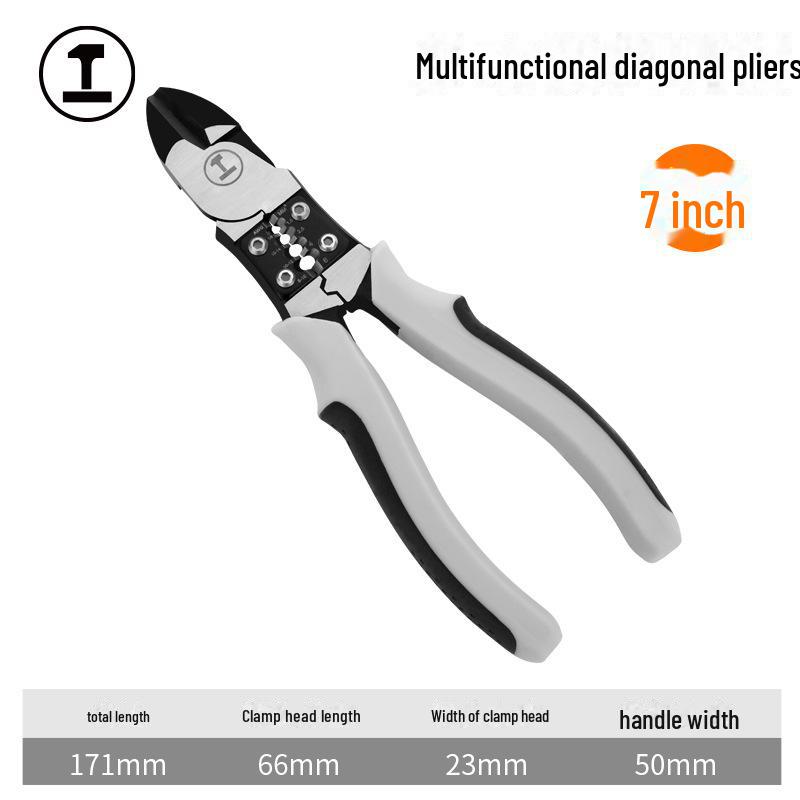 Green Forest 6-inch Side Cutting Pliers, Japanese-German Electrician Wire Cutters