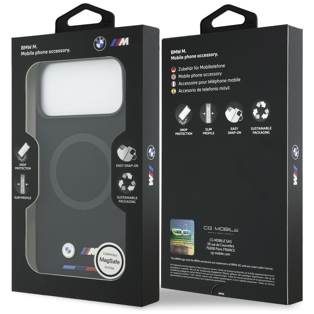 BMW M Silicon Logo MagSafe Case for iPhone 17 Pro Max Black