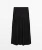 Masimodutti Box Pleated Semi-Long Skirt