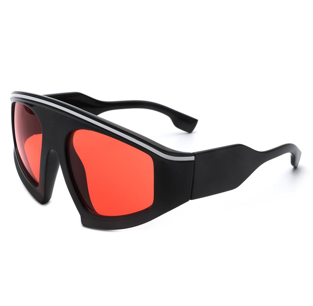 MAXJULI Oversized Candy Color Sunglasses For Men Women Fashion Black Gradient Sun Glasses Driving W8238 UV Protection