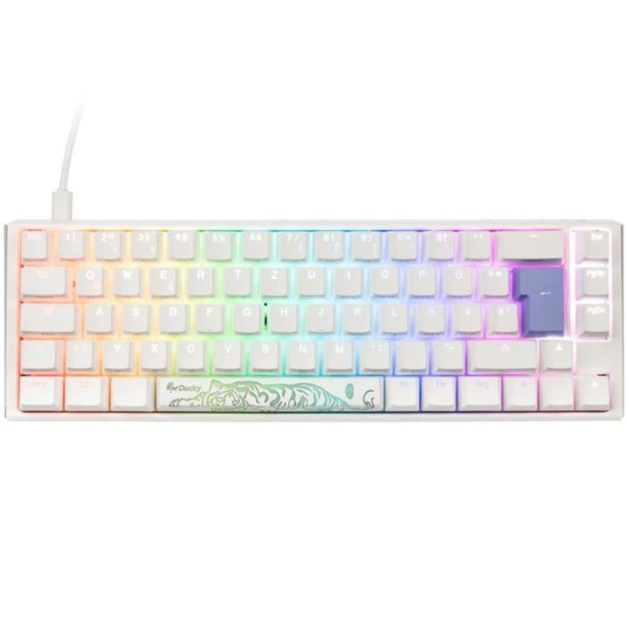 Clavier Gaming - DUCKY - One 3 Classic Pure White SF - Mécanique - RGB LED - Anti-ghosting