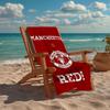 Ultra-Soft Beach Towel with Manchester United Theme,Ideal for Pool - Camping, Diving - Perfect Travel Essential, Vibrant Beach Towel.