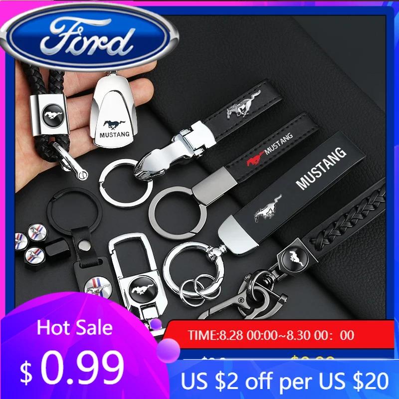 Nieuwe 2026 Auto Sticker Metaal 3D Auto Sleutelhanger Renpaard Embleem Badge Sleutelhanger sleutelhanger Sleutel Ketting voor Ford Mustang Shelby GT 350