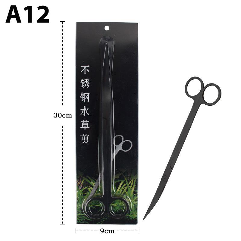 

Інструмент для водних рослин пінцет ножиці лопатка - Нержавіюча сталь Акваріум Інструменти