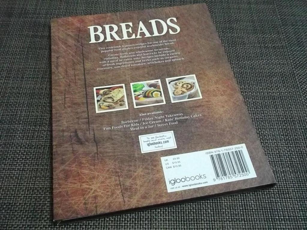 [USED] Foreign Books BREADS Over 50 Recipes igloobooks