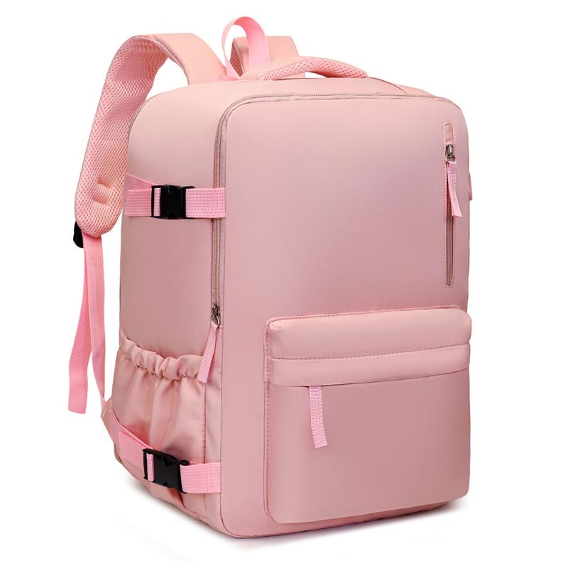 

Laptop Business Backpack - Classic Unisex Design for Work, Travel & School (Large Capacity) розовый