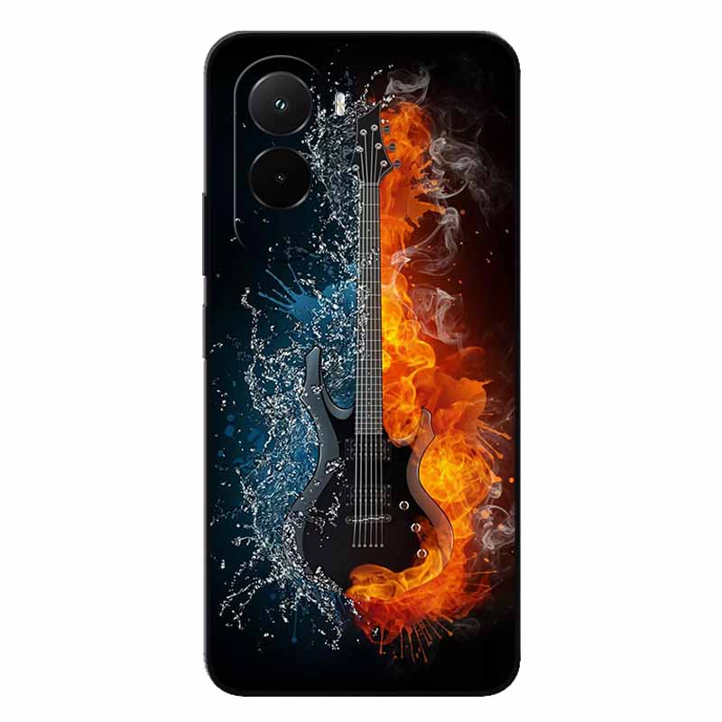 Soft Case For Xiaomi Poco M7 4G Cartoon Back Cover For PocoM7 M7 Silicone Bumper Protective Shockproof Capa Pocom7 4G Lion Coque
