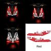 Motorcycle Honeycomb Decals Reflective Stickers Multicolor Decorative Sticker Motorbike Bumper Ornament Modification Accessories