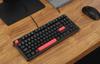 Keychron C3 Pro Custom Gaming Compact Tenkeyless LED Mechanical with and Linux K Pro Red Keyboard, Layout/US Layout/Red Backlight/Wired