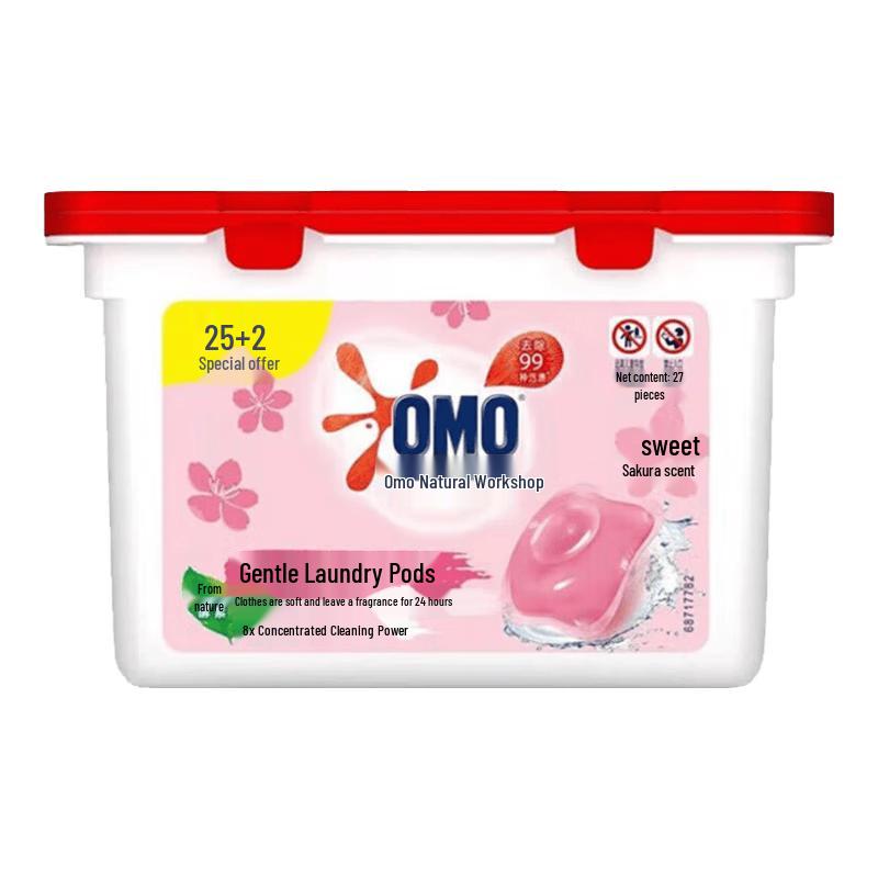 OMO Natural Workshop Sakura Gentle Care Laundry Pods