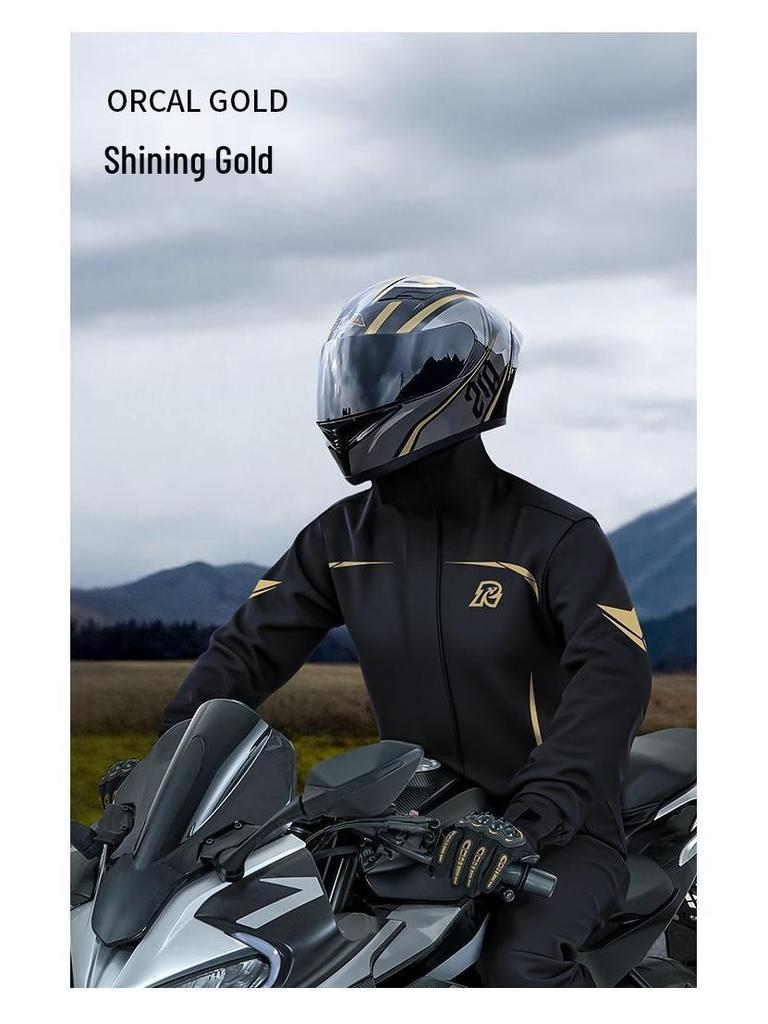 Wasserdichter Motorrad-Fahranzug - Elektrofahrzeug-Regenmantel & Hosen-Set für den Außenbereich