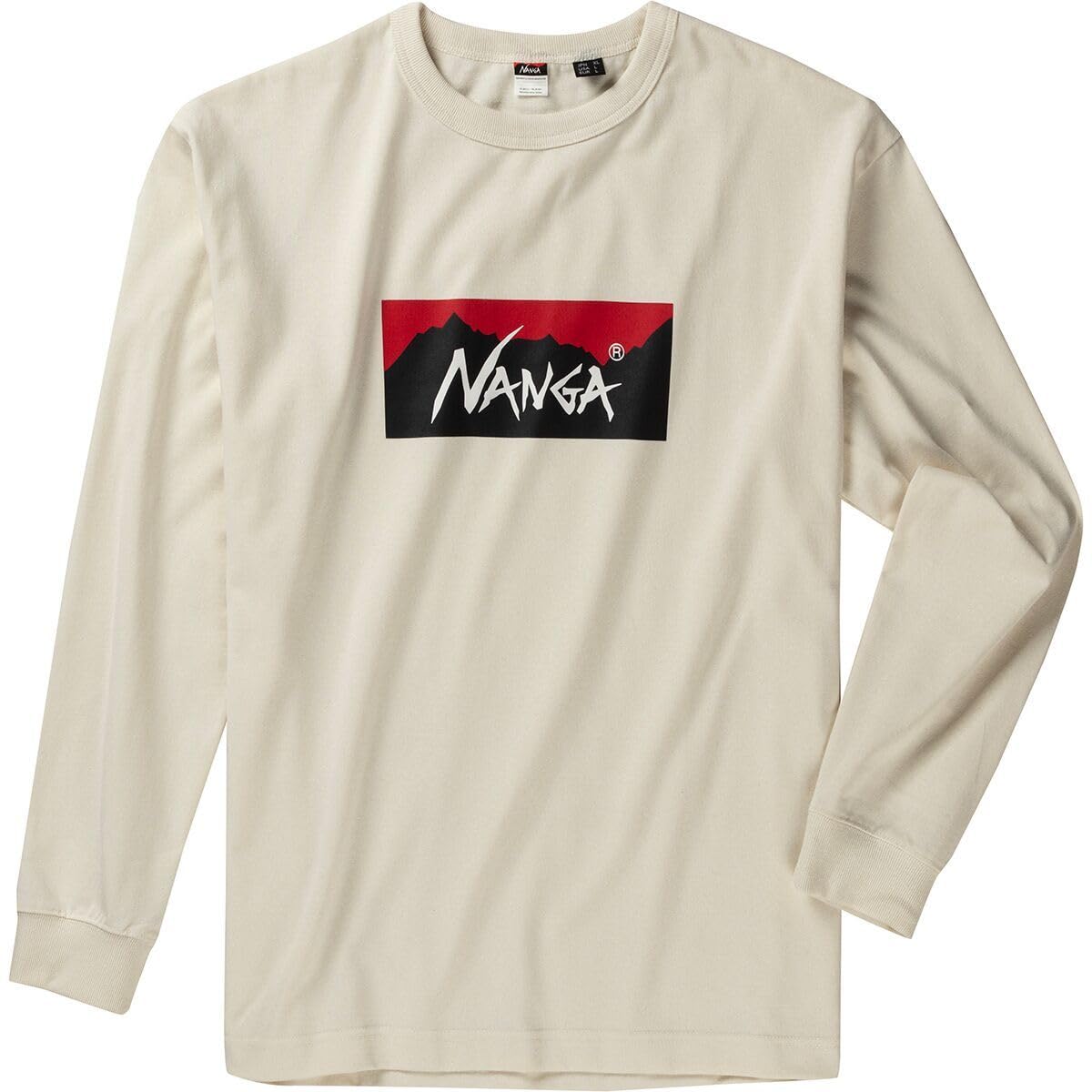 

Nanga ECO HYBRID BOX LOGO TEE Гибридная футболка с логотипом-боксом Длинный рукав WHT XL L/S (Эко-футболка) белый