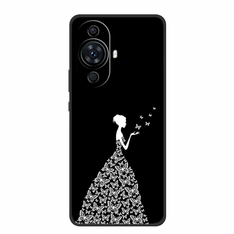 For Huawei Nova 12s Case Popular Black Silicone Soft Back Cover Case For Huawei Nova 12s Phone Case Cover Nova12s 12 s Funda 6.7